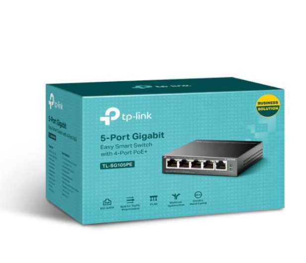 TP-Link 5p TL-SG105PE (5x10/100/1000Mbit, 4xPoE+) - 623790 - zdjęcie 4